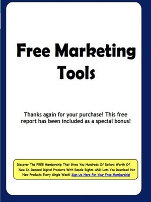 cover image of Free Marketing Tools